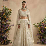 Adorn White Wedding Lehenga