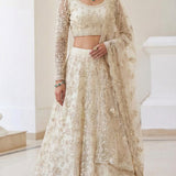 Adorn White Wedding Lehenga