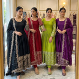 Launching New Design Trending Cinon Silk Gwon