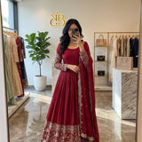 Launching New Design Trending Cinon Silk Gwon