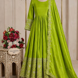 Launching New Design Trending Cinon Silk Gwon