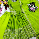 Launching New Design Trending Cinon Silk Gwon