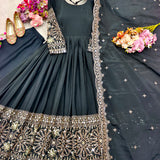 Launching New Design Trending Cinon Silk Gwon