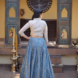 Navratri Jacquard Silk Lehenga