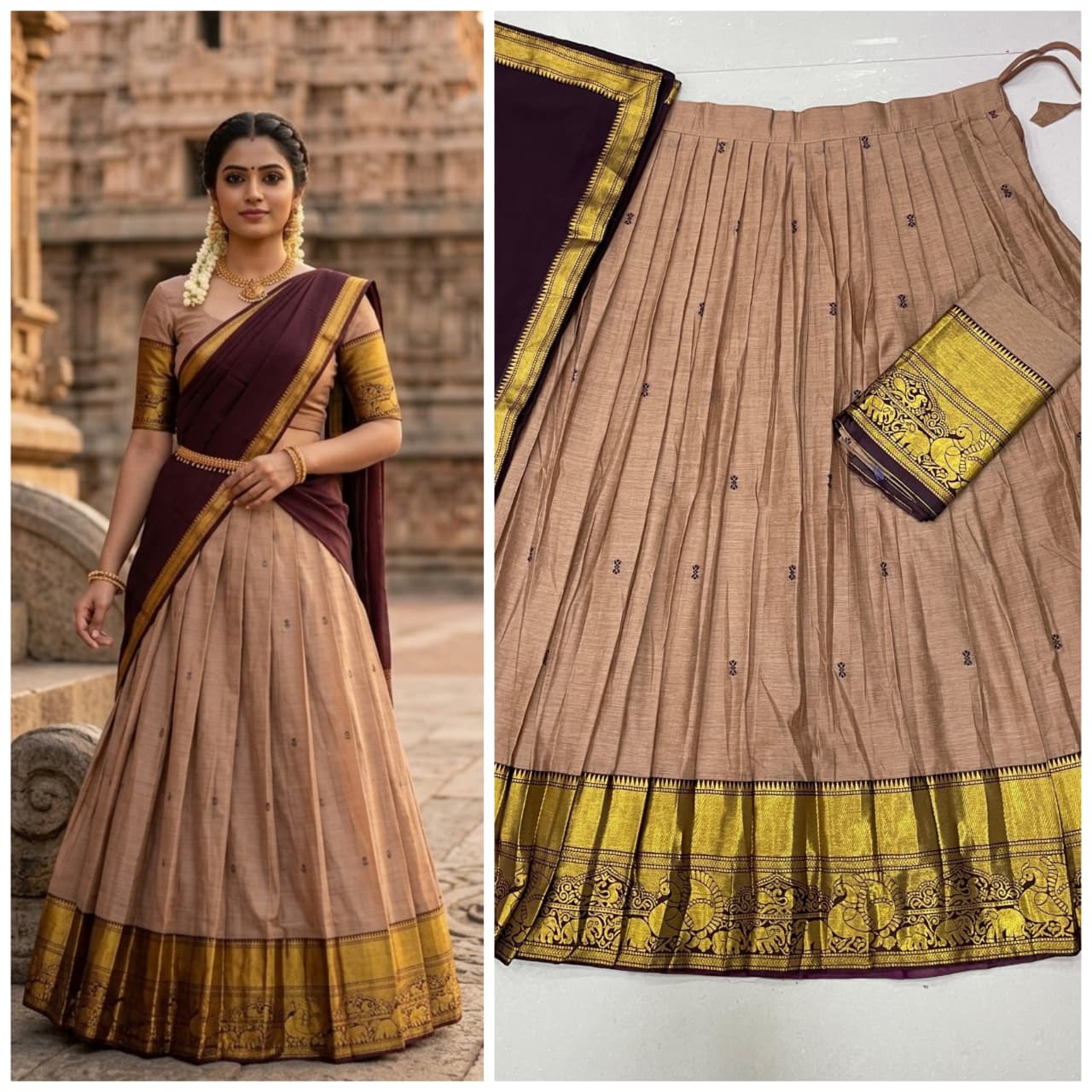 Crafted South Style Lehenga Choli