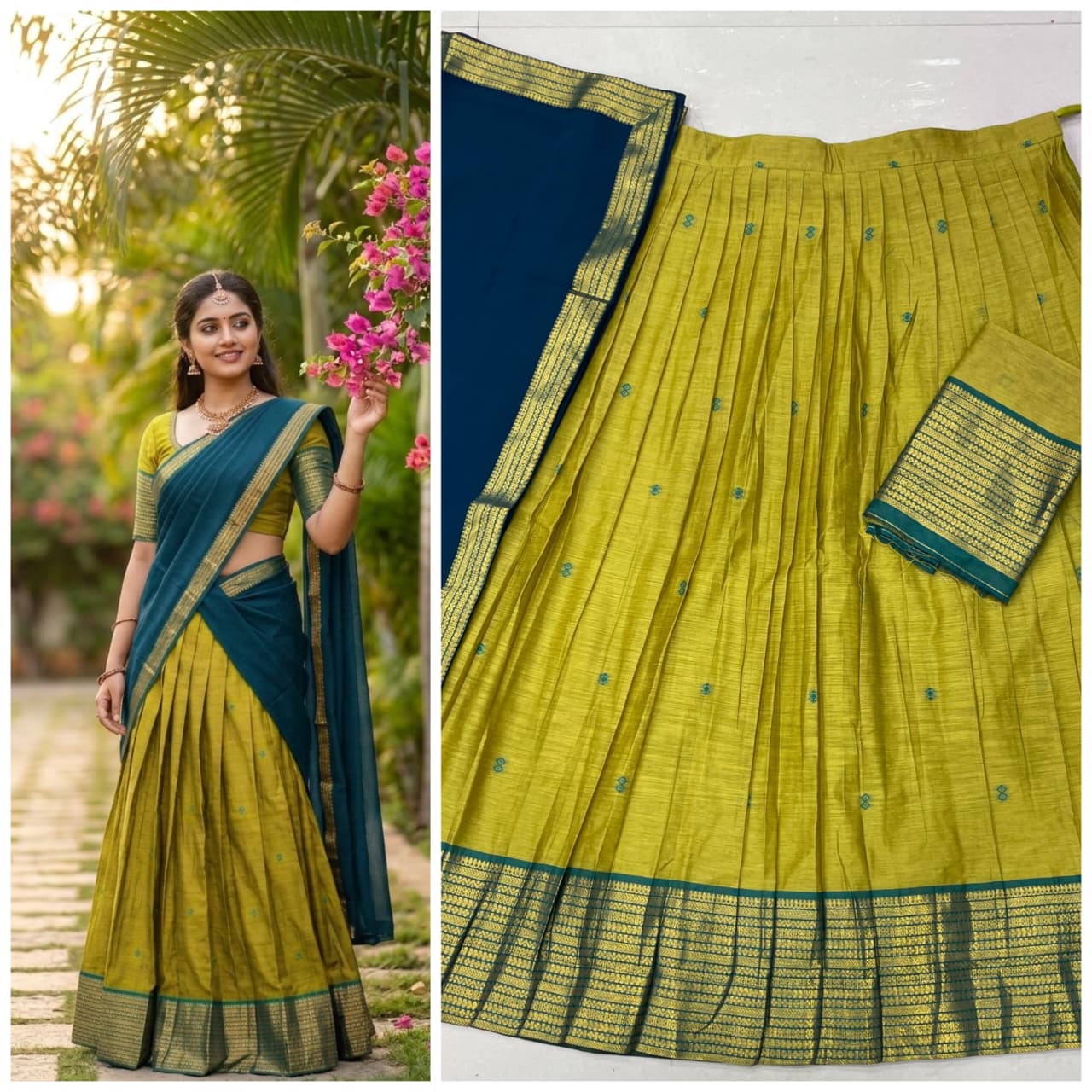 Crafted South Style Lehenga Choli