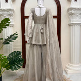 Charming Tabby Silk Anarkali Gown