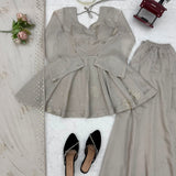 Charming Tabby Silk Anarkali Gown