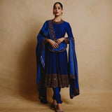 Exclusive Chinon Anarkali Gown Set