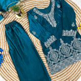 Partywear Kids Top Plazzo