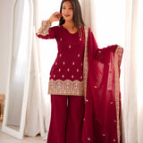 Fresh Look Crunchy Silk Suit