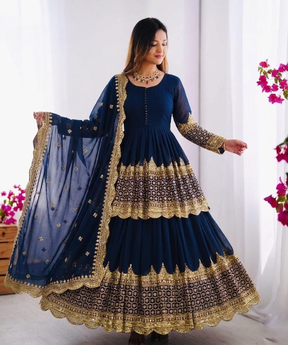 Elegant Kediya Top Lehenga