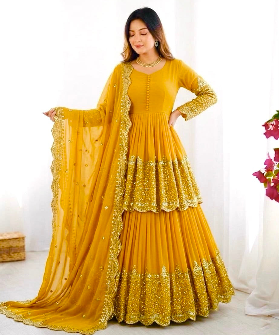 Elegant Kediya Top Lehenga
