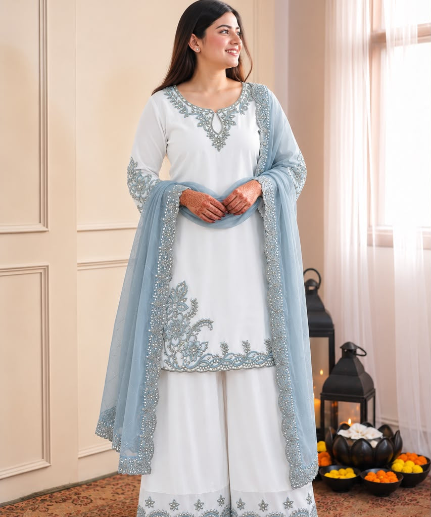 Fancy Pure Maska Cotton Suit