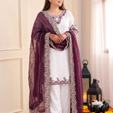Fancy Pure Maska Cotton Suit