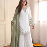 Fancy Pure Maska Cotton Suit