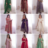 Stunning Two Tone Silk Gown