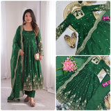 Stunning Two Tone Silk Gown
