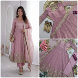 Stunning Two Tone Silk Gown
