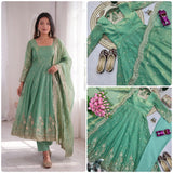 Stunning Two Tone Silk Gown