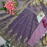 Stunning Two Tone Silk Gown