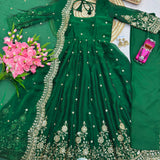 Stunning Two Tone Silk Gown