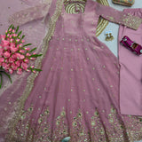Stunning Two Tone Silk Gown