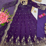 Stunning Two Tone Silk Gown