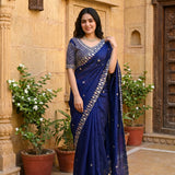 Gaytri Silk Beads Work Saree