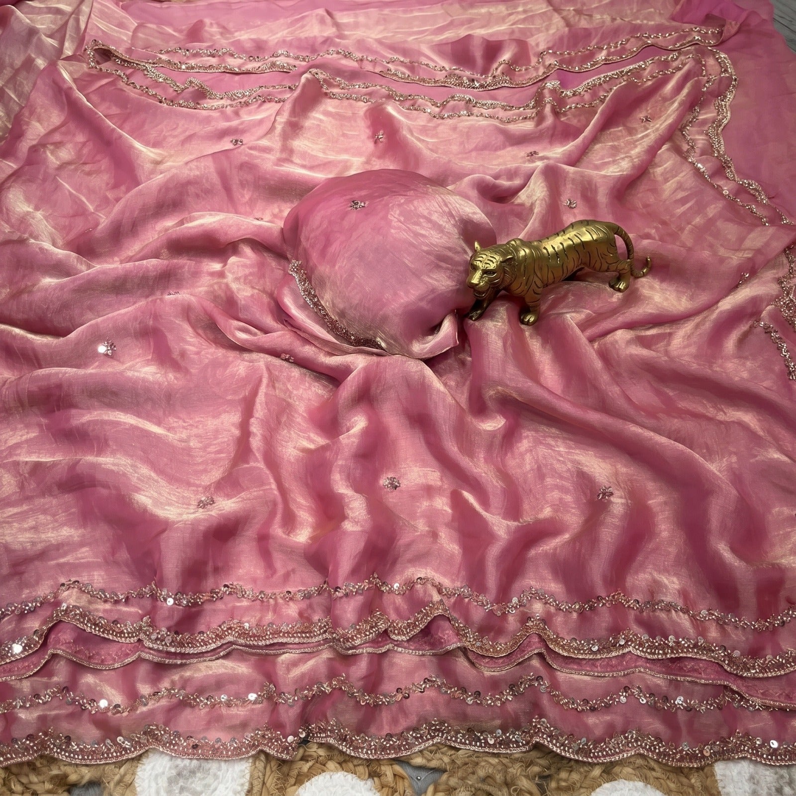 Aakruti Fandy Satin Silk Saree