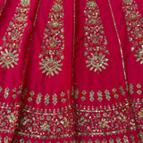 Festive Chinon Embroidered Lehenga