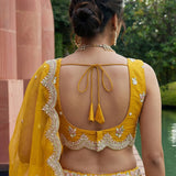 Wardrobe Tissue Mirror Work Bridal Lehenga