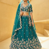 Wardrobe Tissue Mirror Work Bridal Lehenga
