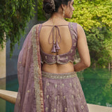 Luxury Tissue Silk Wedding Lehenga