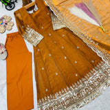 Premium Kids Fandy Silk Gown