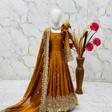 Premium Kids Fandy Silk Gown