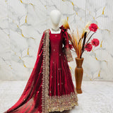 Premium Kids Fandy Silk Gown