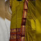 Traditional Silk Straight Kurti