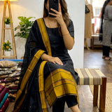 Traditional Silk Straight Kurti