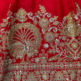 Shiny Chinon Embroidered Lehenga