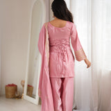 Glass Roman Silk Embroidered Suit