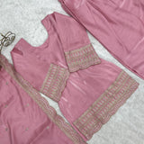 Glass Roman Silk Embroidered Suit