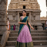 Crafted Kanjivaram Silk Lehenga