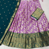 Crafted Kanjivaram Silk Lehenga