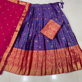 Crafted Kanjivaram Silk Lehenga