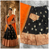 South Style Kanjivaram Silk Lehenga