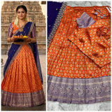 South Style Kanjivaram Silk Lehenga