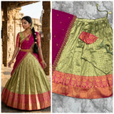 South Style Kanjivaram Silk Lehenga