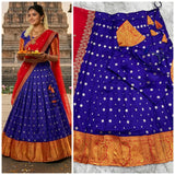 South Style Kanjivaram Silk Lehenga