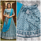South Style Kanjivaram Silk Lehenga
